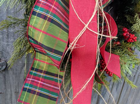 plaid christmas wreath|Amazon.com: Christmas Wreath Plaid.